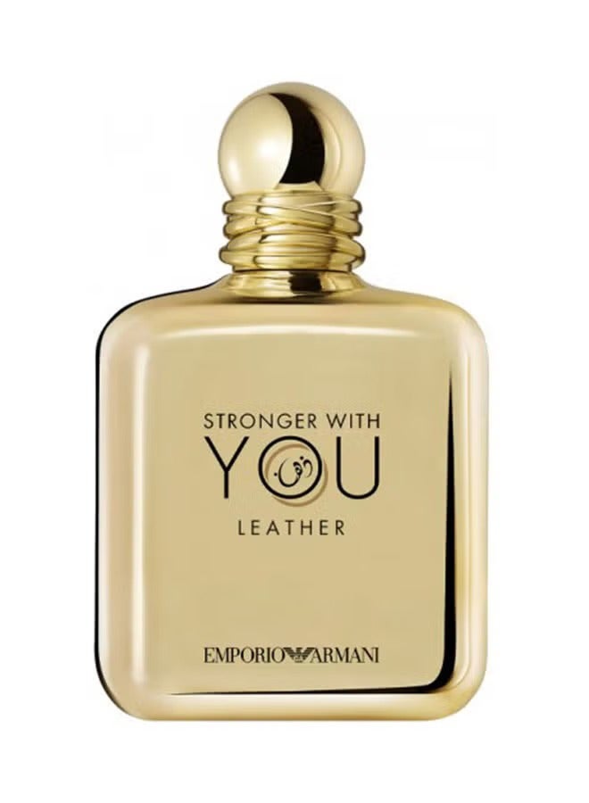 GIORGIO ARMANI Emporio Armani Stronger With You Leather EDP For Men 100ml - Image 2
