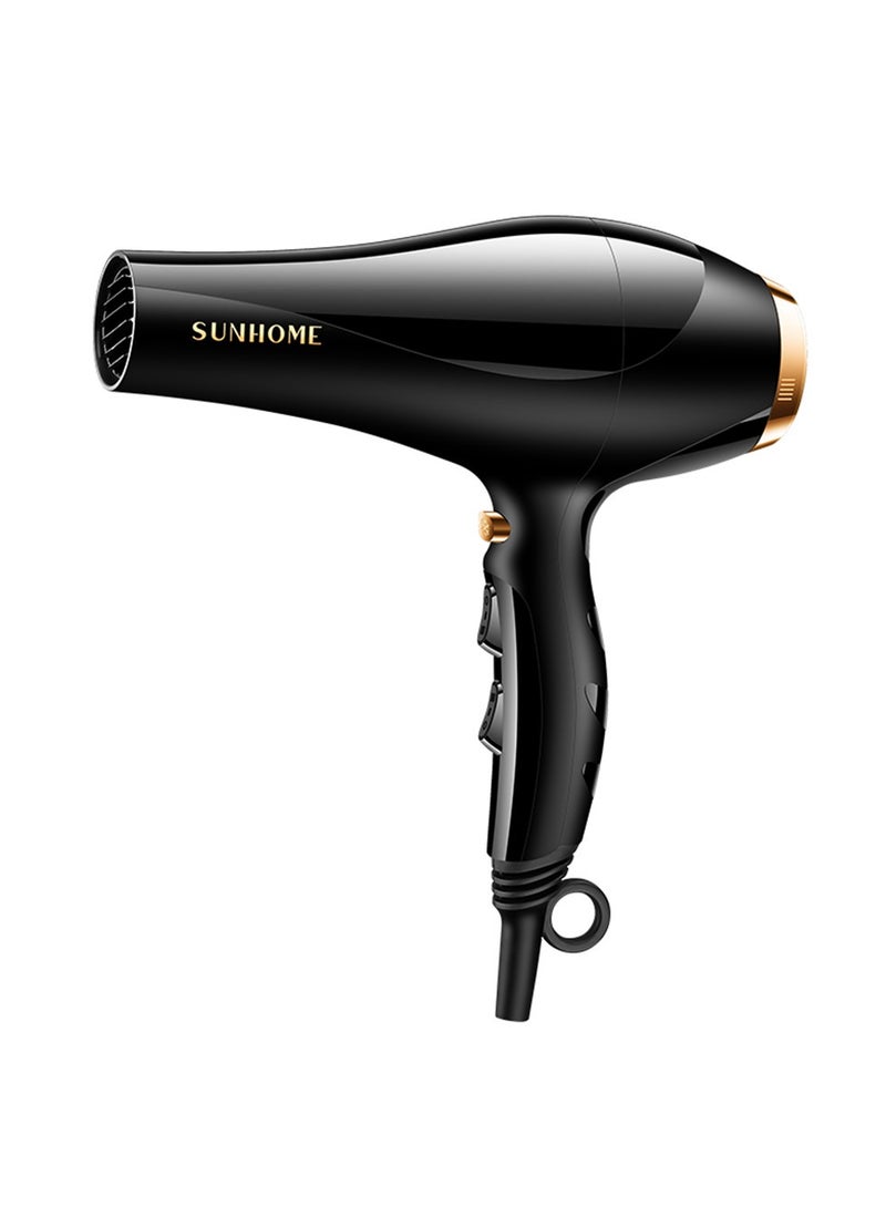 Sunhome - 3-Piece Professional Hair Dryer With Straightener Set Black - Image 1