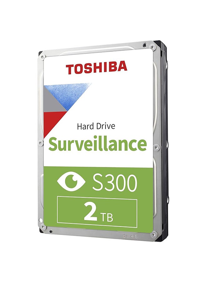 2TB S300 Surveillance HDD - 3.5" SATA Internal Hard Drive Supports up to 64 HD cameras at a 180TB/Year workload (HDWT720UZSVA) 2 TB
