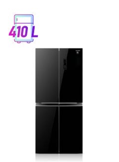 French Door Refrigerator 401 L Glass SJ-FH560-BK3 Black
