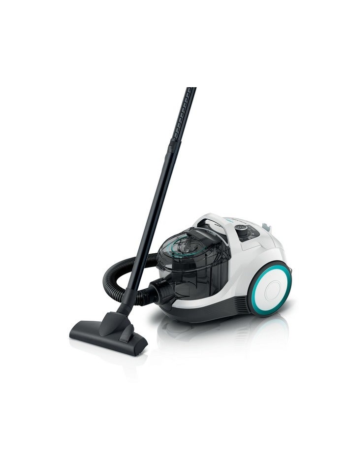BOSCH Series 4 Bagless Vacuum Cleaner ProHygienic 2 L 2000 W BGS21WHYG White  - Image 1
