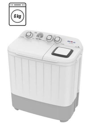 Top Loading Semi-Automatic Washing Machine 6 kg 226 kW BWS-006 White - pnsku/N70025243V/45/_/1740991969/75bc3302-f5e2-4883-b441-d353090b91e4
