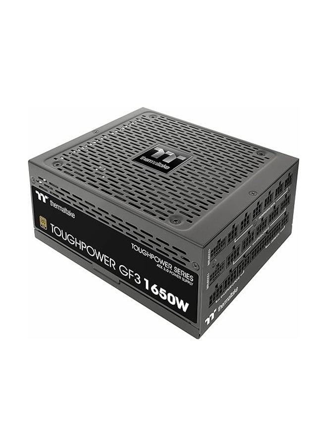 ثيرمال تيك Toughpower GF3 1650W 80+ Gold Full Modular SLI/Crossfire Ready ATX 3.0 Standard Power Supply, PCIe Gen.5 12VHPWR Connector Included, PS-TPD-1650FNFAGU-4, 10 Year Warranty Black  - Image 1