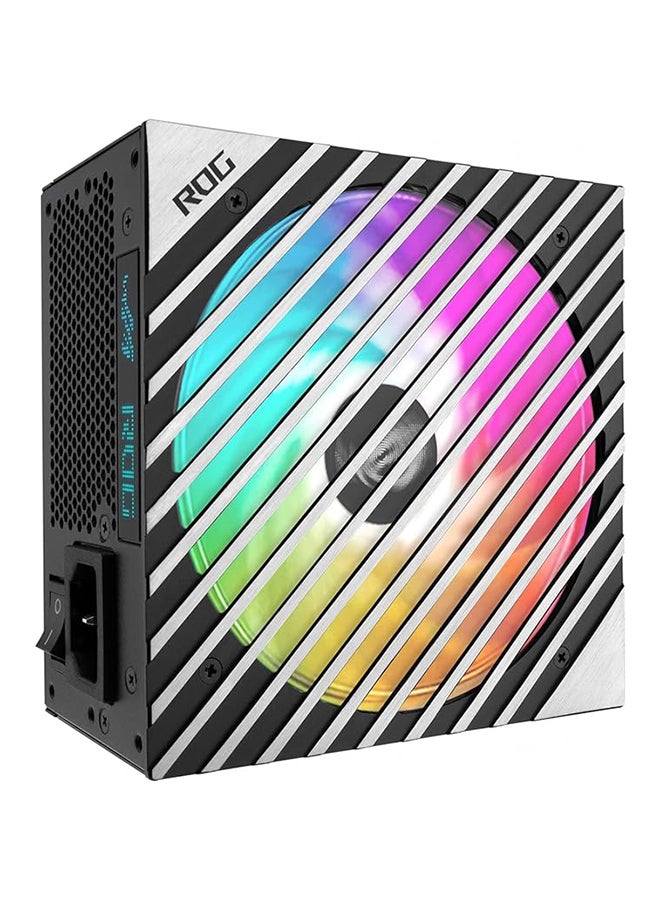 ASUS Rog Loki SFX-L 850W Power Supply Unit, ATX 3.0 Compatible, ROG Heatsinks, Fully Modular, PCIe Gen 5.0, 120mm ARGB-Illuminated Fan & Aura Sync - Black Black  - Image 2