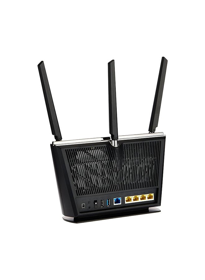 ASUS - Rt-Ax68U Ax2700 Dual Band Wifi 6 (802.11Ax) Router Supporting Aiprotection Pro Network Security, Advanced Parental Controls, Mobile Game Mode, Wan Aggregation And App For Easy Setup Black - Image 1
