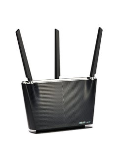 Rt-Ax68U Ax2700 Dual Band Wifi 6 (802.11Ax) Router Supporting Aiprotection Pro Network Security, Advanced Parental Controls, Mobile Game Mode, Wan Aggregation And App For Easy Setup Black