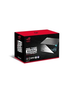 Rog Thor 1600W ATX Power Supply Unit, With Aura Sync & OLED Display, 1600W Power, 80 Plus Titanium Certification, 135mm PWM Fan, 0dB Cooling, Modular | 90YE00K0-B0NA00 Black