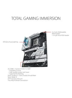 ASUS ROG Strix Z790-A Gaming WiFi D4 LGA1700(Intel®13th&12th Gen) ATX Gaming Motherboard(16+1 Power Stages,DDR4,4xM.2 Slots, PCIe® 5.0,WiFi 6E,USB 3.2 Gen 2x2 Type-C® with PD 3.0 up to 30W)  - Image 4