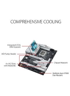 ASUS ROG Strix Z790-A Gaming WiFi D4 LGA1700(Intel®13th&12th Gen) ATX Gaming Motherboard(16+1 Power Stages,DDR4,4xM.2 Slots, PCIe® 5.0,WiFi 6E,USB 3.2 Gen 2x2 Type-C® with PD 3.0 up to 30W)  - Image 3