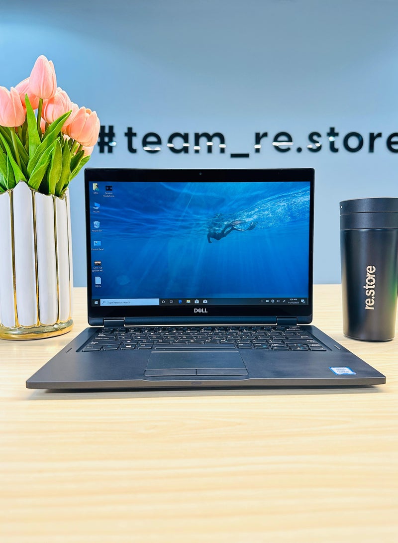 ديل كمبيوتر محمول Latitude 7390، شاشة لمس FHD مقاس 13.3 بوصة، Intel Core i5-8350U حتى 3.6 جيجا هرتز، ذاكرة وصول عشوائي 8 جيجا، SSD 256 جيجا، منفذ عرض عبر USB-C، HDMI، Qualcomm WWAN، Wi-Fi، بلوتوث، Windows 10 Pro  - Image 4