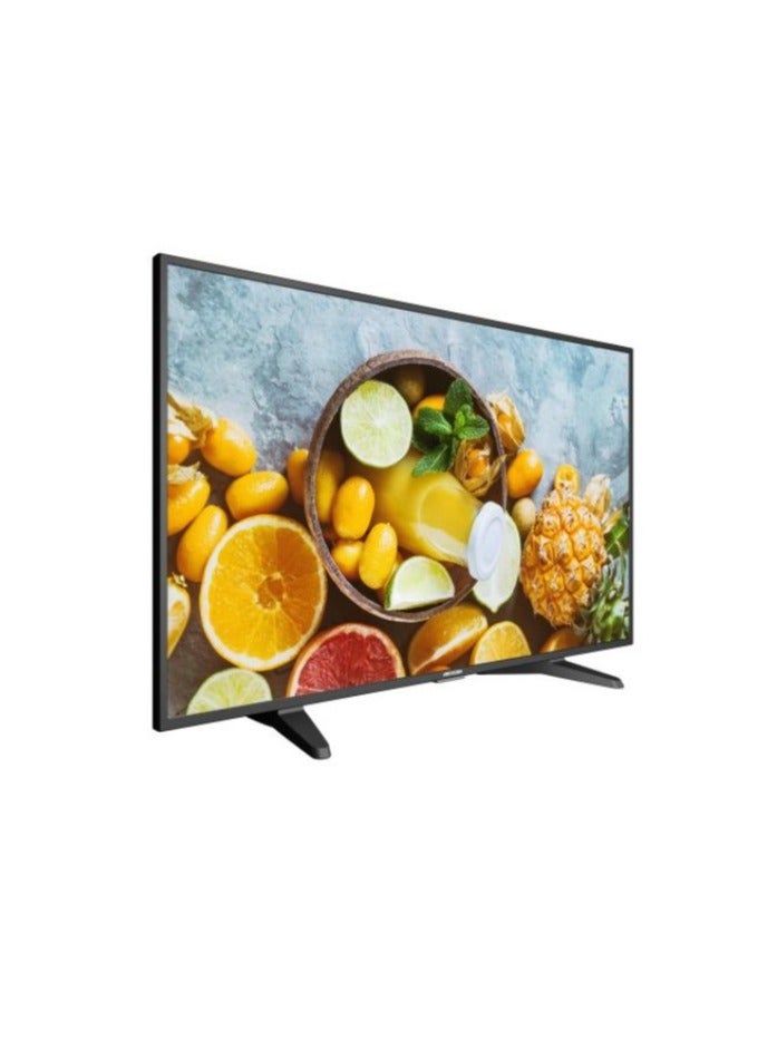 DS-D5032QE 32-inch LED- Borderless Monitor Suitable For All Uses, Surveillance Cameras Computer And PlayStation, With Two VGA And HDMI Inputs, Full HD1920 x 1080 With Built-In Speakers Black