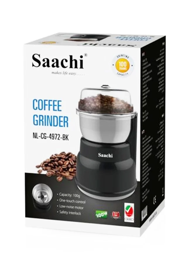ساتشي Coffee Grinder With Multi-Function 300 W NL-CG-4972-BK Black