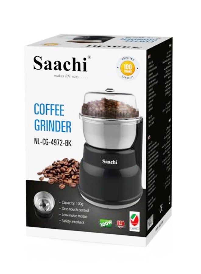 ساتشي مطحنة القهوة متعددة الوظائف بقدرة 300 وات NL-CG-4972-BK أسود - Image 3