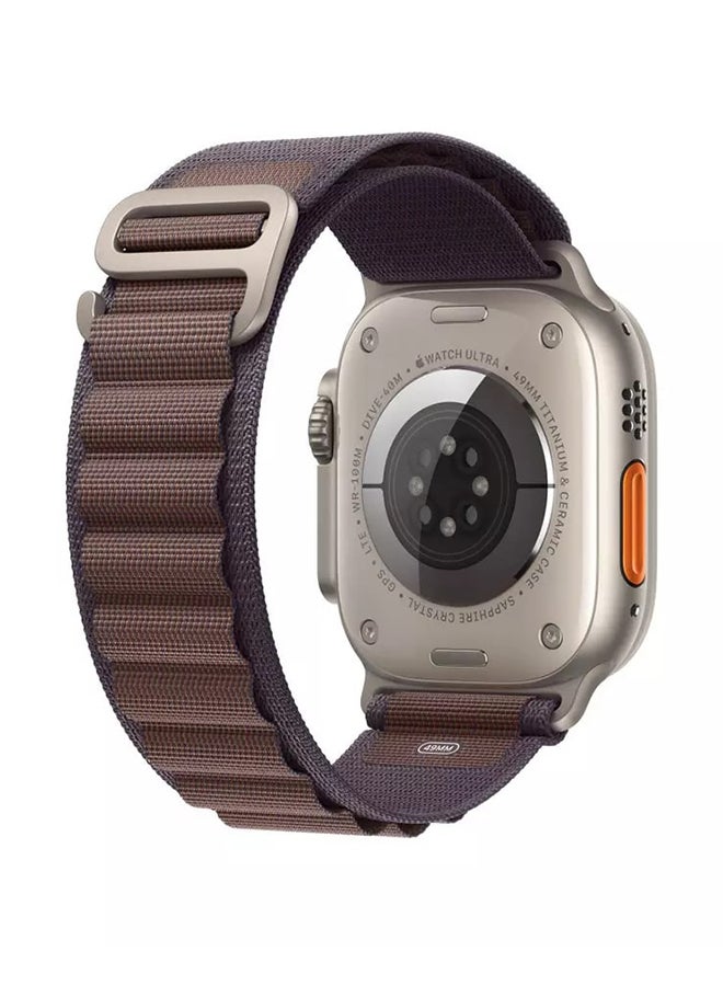 Apple - Replacement Sport Band For Apple Watch 49mm Indigo Alpine - Image 1