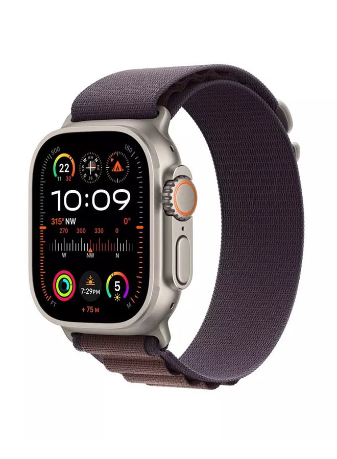 Apple - Replacement Sport Band For Apple Watch 49mm Indigo Alpine - Image 1