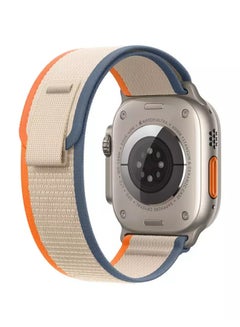 Apple Replacement Sport Band For Apple Watch 49mm Orange/Beige  - Image 4