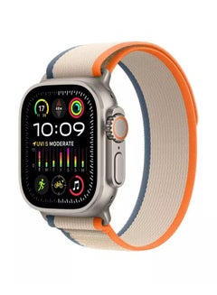 Apple Replacement Sport Band For Apple Watch 49mm Orange/Beige  - Image 2