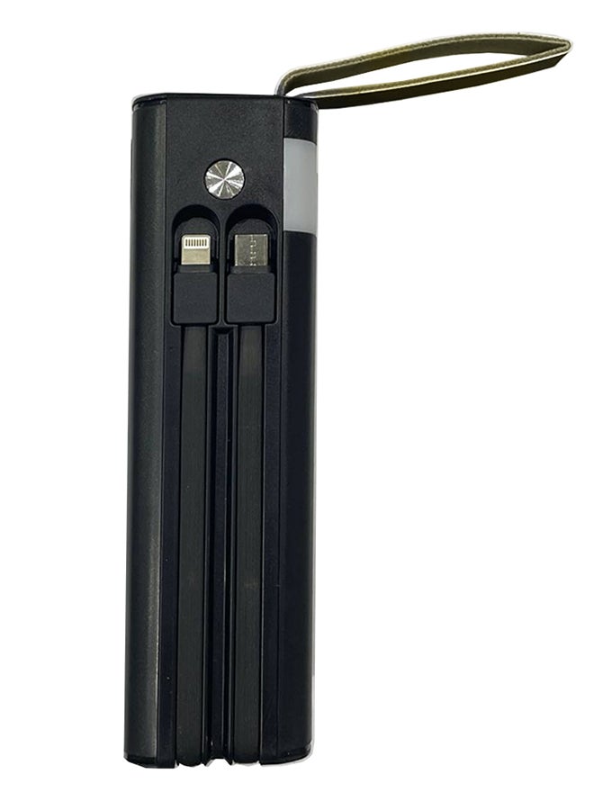 MARGOUN - 30000 mAh New Solar Power Bank Outdoor Portable Fast Charge External Battery 4 USB Port Phone Charger With LED Light Black - Image 1