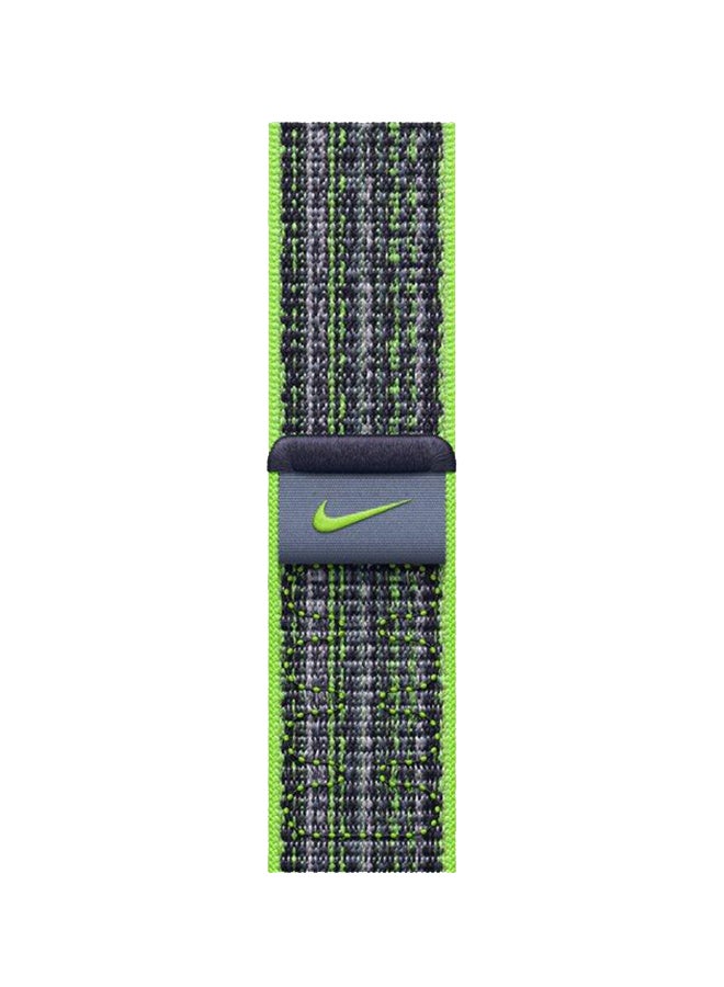 Replacement Nike Sport Band For Apple Watch 41mm Bright Green/Blue - pnsku/N70025439V/45/_/1700541138/674ff20b-0395-493d-b867-017ba6457296