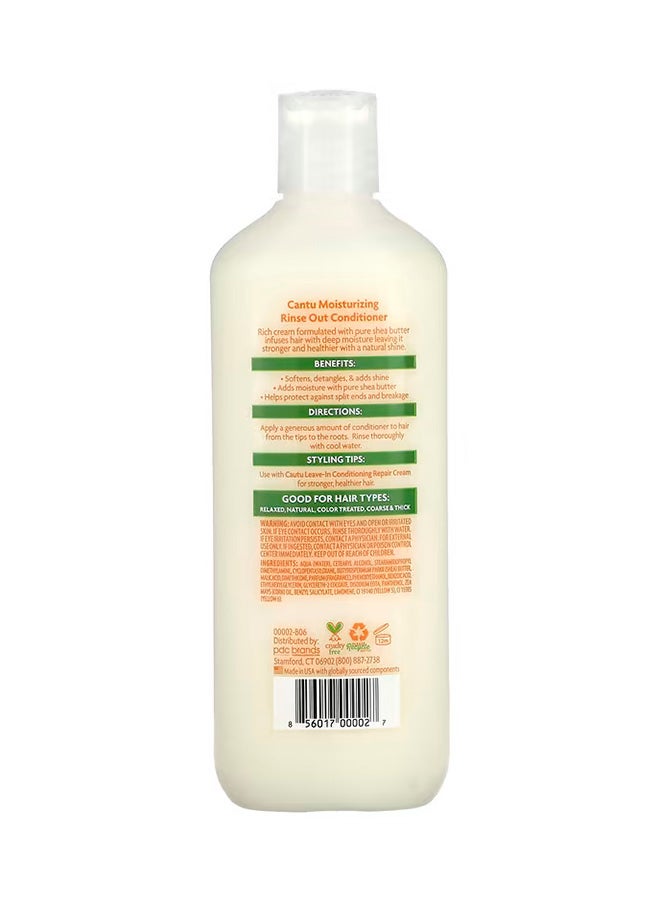 Cantu Shea Butter Moisturizing Rinse Out Conditioner 400ml - Image 2