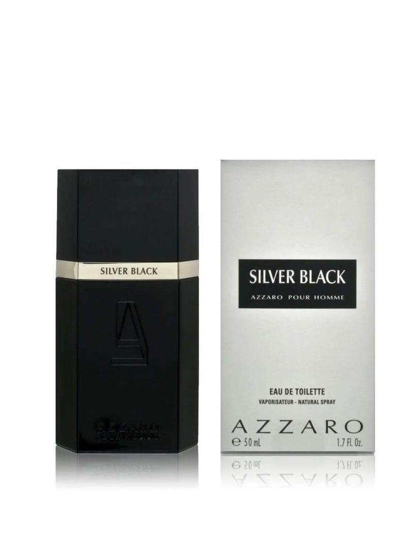 AZZARO Silver Black EDT 100ml - Image 2