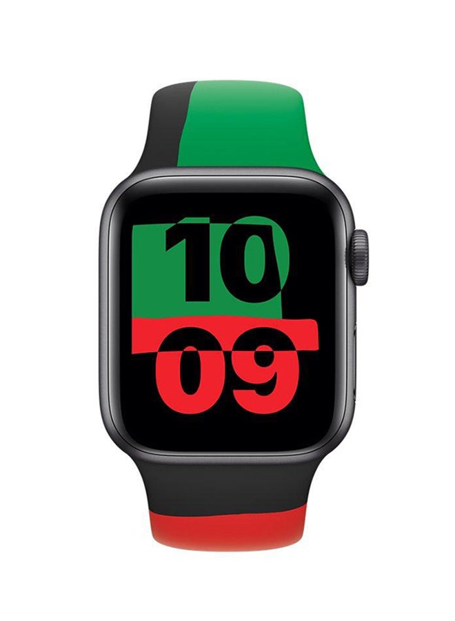 Apple - Replacement Sport Band For Apple Watch 40mm Black - Image 1