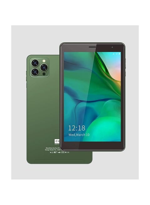 CM513 Pro Android جهاز لوحي ذكي بشريحتي اتصال وذاكرة وصول عشوائي 6 جيجابايت وذاكرة داخلية 256 جيجابايت ويدعم تقنية 5G LTE باللون الأخضر مع لوحة مفاتيح بلوتوث