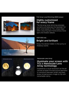 TCL 85 Inch TV 4K QD-Mini LED Smart Google TV Game Master 2.0 Dolby Vision IQ-Atmos HDR 1500 Nits Peak IMAX Enhanced 144HZ VRR - (2023 Model) 85C755 Black 85C755 Black  - Image 5