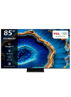 TCL 85 Inch TV 4K QD-Mini LED Smart Google TV Game Master 2.0 Dolby Vision IQ-Atmos HDR 1500 Nits Peak IMAX Enhanced 144HZ VRR - (2023 Model) 85C755 Black 85C755 Black  - Image 1