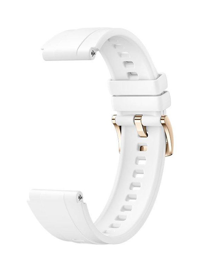 هواوي Replacement Fluororubber Strap For Huawei GT4 41mm White - Image 3