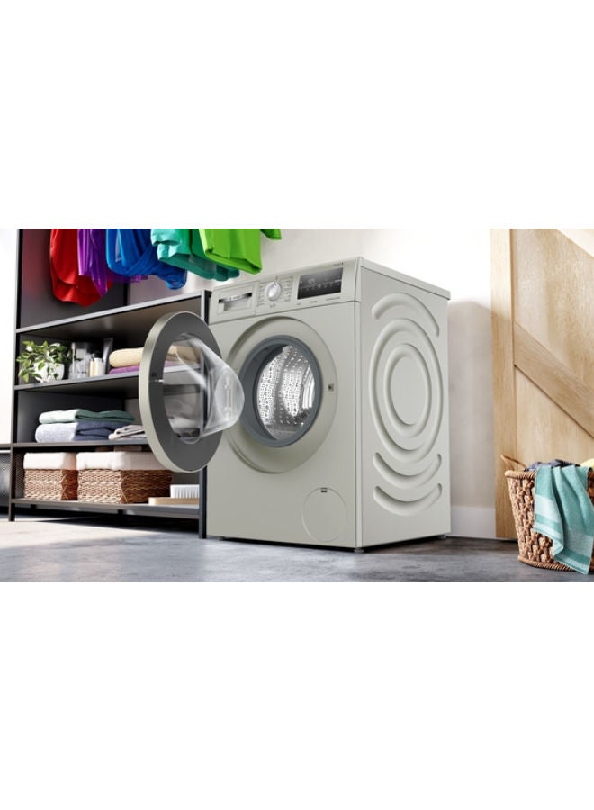 Series 4, Washing Machine, Frontloader Fullsize 1400 rpm, 8 kg 2300 W WAN282X1EG Silver Inox - pnsku/N70025619V/45/_/1705491585/739c9bd9-2369-482d-a6a1-f3e53dd82c34