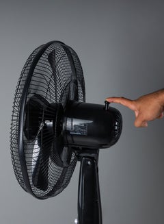 Olsenmark Olsenmark Stand Fan OMF1854, 16 inch Pedestal Fan With 5 Leaf Blades, 3 Speed Levels, High Performance Motor, 2 Years Warranty 50 W OMF1854 BLACK  - Image 3