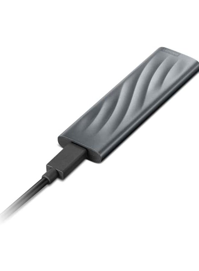 Lenovo - 512GB PS8 Portable SSD External Type-C USB 3.2 Gen 1 With Upto 1050 MB/s Read, 1000 MB/s Write 512 GB - Image 1