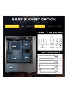 GameOn TRIDENT II G-Series Mid Tower Gaming Case  - Image 3