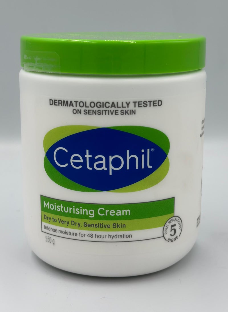 Moisturizing Cream For Very Dry And Sensitive Skin White 550grams