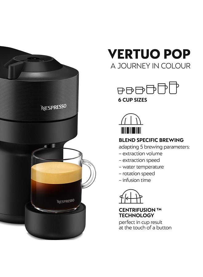 Nespresso - Vertuo Next Coffee Machine With Aerocino 3 Milk Frother 0.56 L 1260 W GDV2-GB-BK-NE+3694BK Black - Image 1