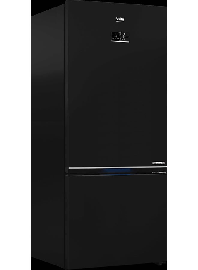 بيكو Refrigerator - Door, 509 Liters - No Frost- Digital Touch Screen- Inverter- Aeroflo- Combi RCNE590E35ZB black  - Image 1