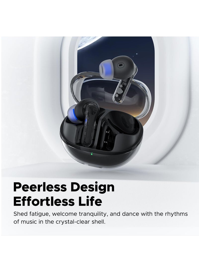 SoundPEATS Clear In-ear Wireless Earbuds Black  - Image 4