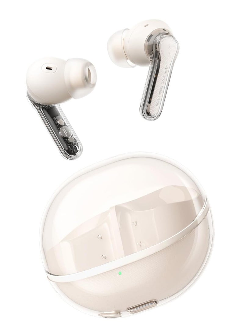SoundPEATS Clear In-ear Wireless Earbuds Beige  - Image 2