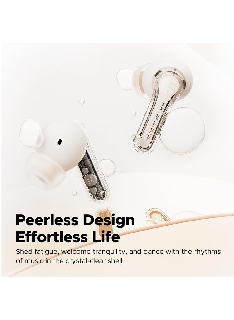 SoundPEATS Clear In-ear Wireless Earbuds Beige  - Image 4