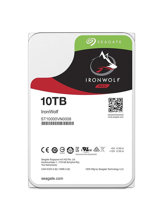 Seagate IronWolf 10TB NAS Internal Hard Drive HDD – CMR 3.5 Inch SATA 6Gb/s 7200 RPM 256MB Cache for RAID Network Attached Storage, with Rescue Service (ST10000VN0008) 10 TB - Image 2
