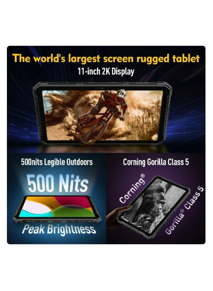 Armor Pad 2 With 11-Inch Display Dual SIM Yellow 8GB RAM 256GB 4G LTE - KSA Version