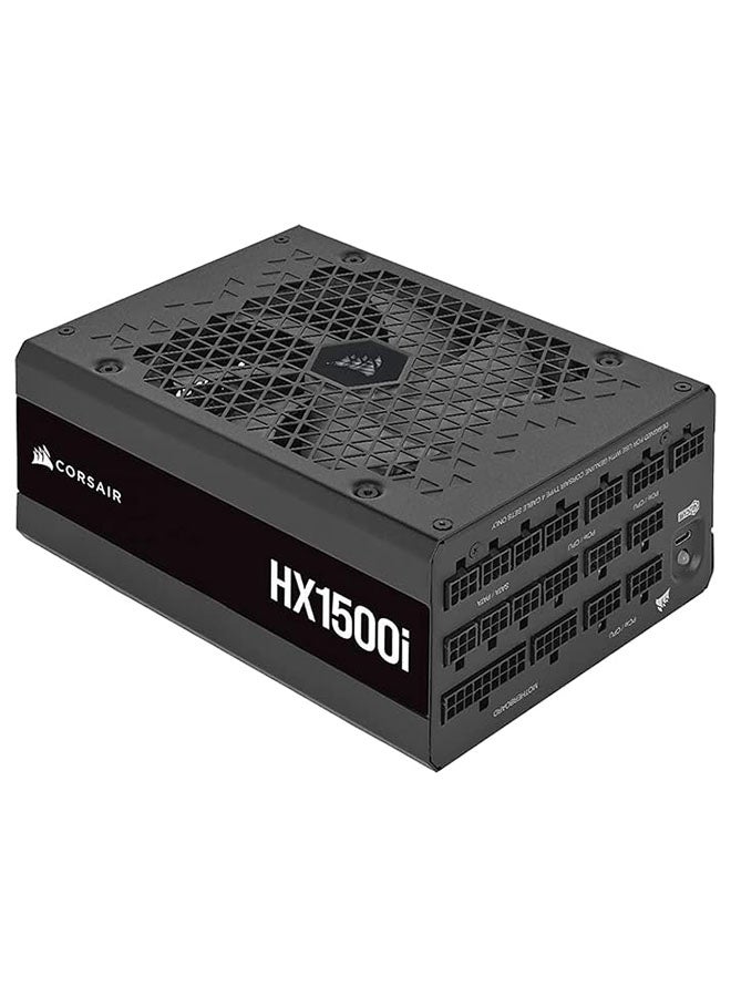 CORSAIR HX1500i ATX Power Supply, 1500W, 80 PLUS Platinum Efficiency, Fully Modular, ATX 3.1 & PCIe 5.1 Certified, Zero RPM Mode, Fluid Dynamic Bearing | CP-9020261-UK Black  - Image 1