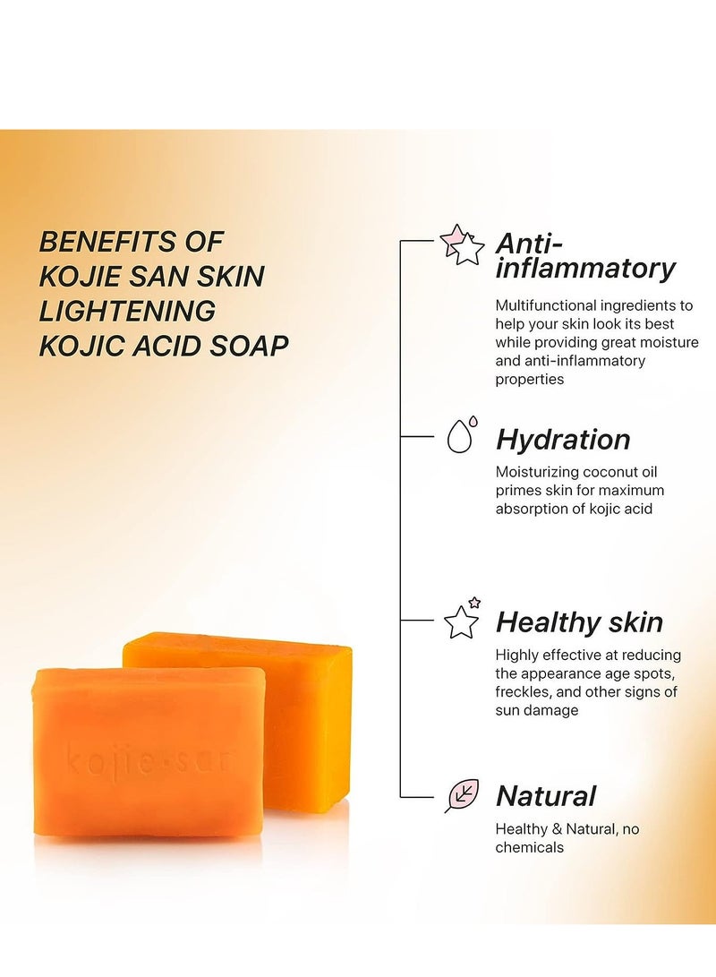 kojie.san - Skin Lightening Soap Promo 2 Pack Orange 65grams - Image 1