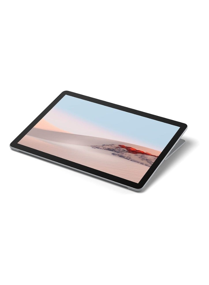 جهاز Surface Go 2 قابل للتحويل 2 في 1 مع شاشة عالية الدقة مقاس 10.5 بوصة، ومعالج Intel Pentium Gold 4425Y / ذاكرة الوصول العشوائي سعة 4 جيجابايت / Emmc سعة 64 جيجابايت / نظام التشغيل Windows 10 Pro / بطاقة رسومات Intel UHD / اللغة الإنجليزية / العربية البلاتينية - pnsku/N70025913V/45/_/1700661679/f156a04e-aff4-4057-9772-7533dce5176f