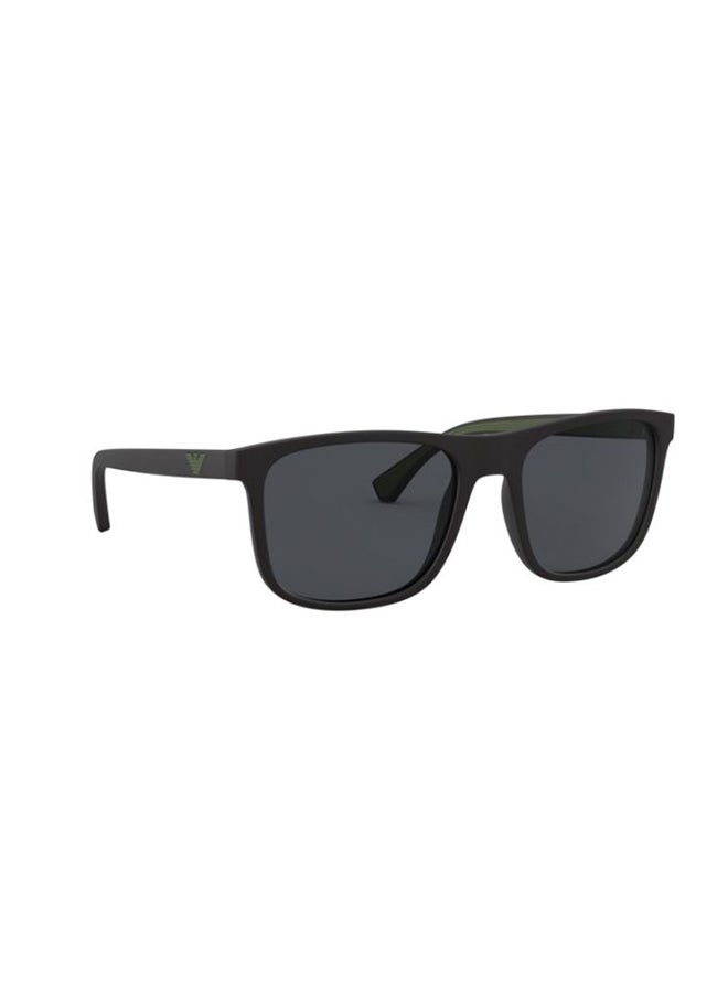 EMPORIO ARMANI Men's Square Sunglasses - EA 4129 5042/87 56 - Lens Size: 56 Mm - Image 3
