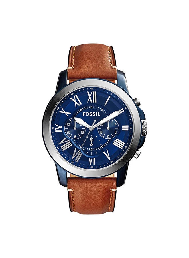 FOSSIL Men's Leather Chronograph Watch FS5151  - Image 1