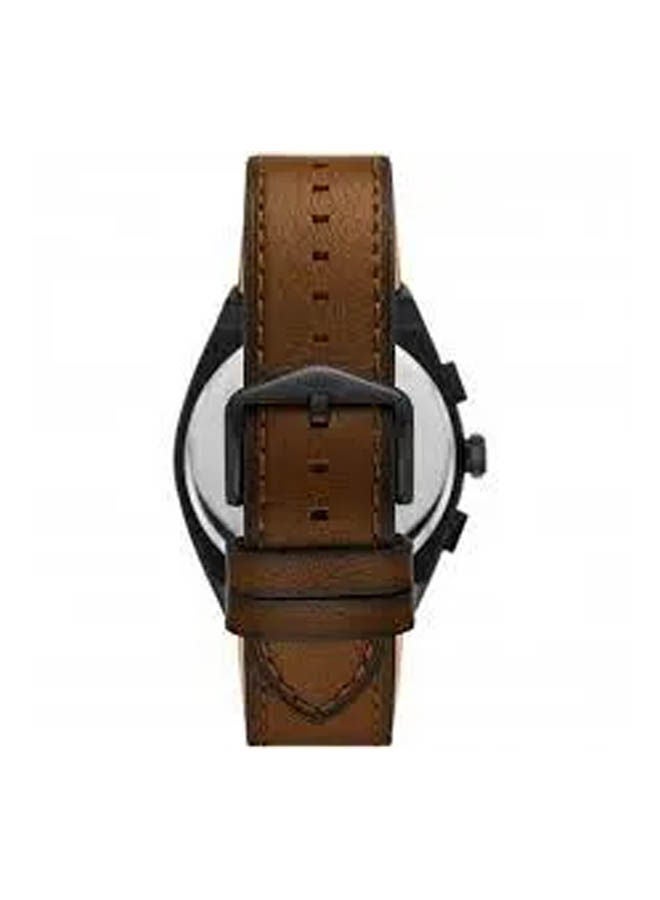 FOSSIL Men's Leather Chronograph Watch FS5798  - Image 2