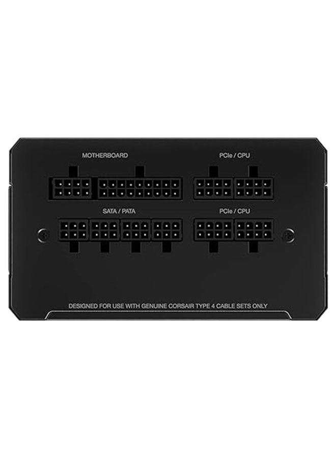 CORSAIR RM850e Fully Modular Low-Noise ATX Power Supply (Dual EPS12V Connectors, 105°C-Rated Capacitors, 80 PLUS Gold Efficiency, Modern Standby Support) Black  - Image 4