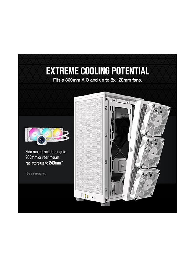 CORSAIR - 2000D AIRFLOW White - Image 1